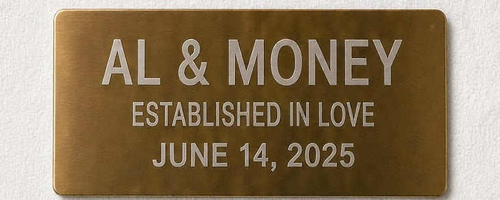 Sample engraving in Modern / Bold Condensed style