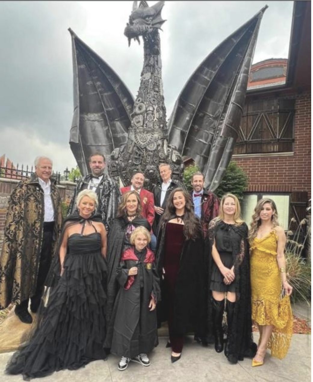 The dragon outside the Oklahoma Institute for Muggle Studies